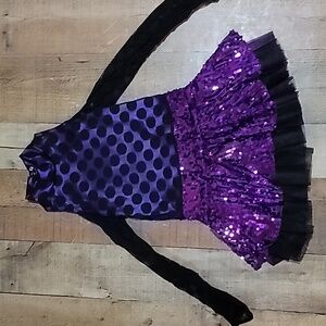 Purple & black weissman dance costume MC